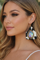 Cowhide Western Earrings